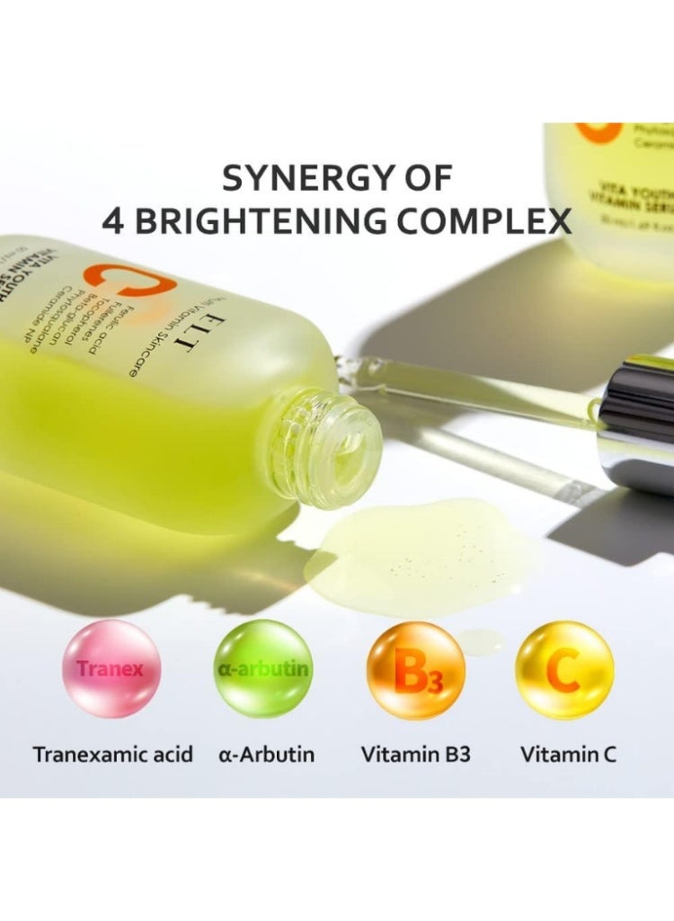 اي ال تي ELT Vita Youth Vitamin C Serum 50ml – سيروم فيتامين C متعدد الفيتامينات لتفتيح وتهدئة البشرة - Image 4